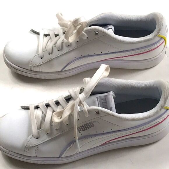PUMA VIKKY  V2 WHITE WOMEN SHOES SIZE 8.5 - Picture 4 of 10